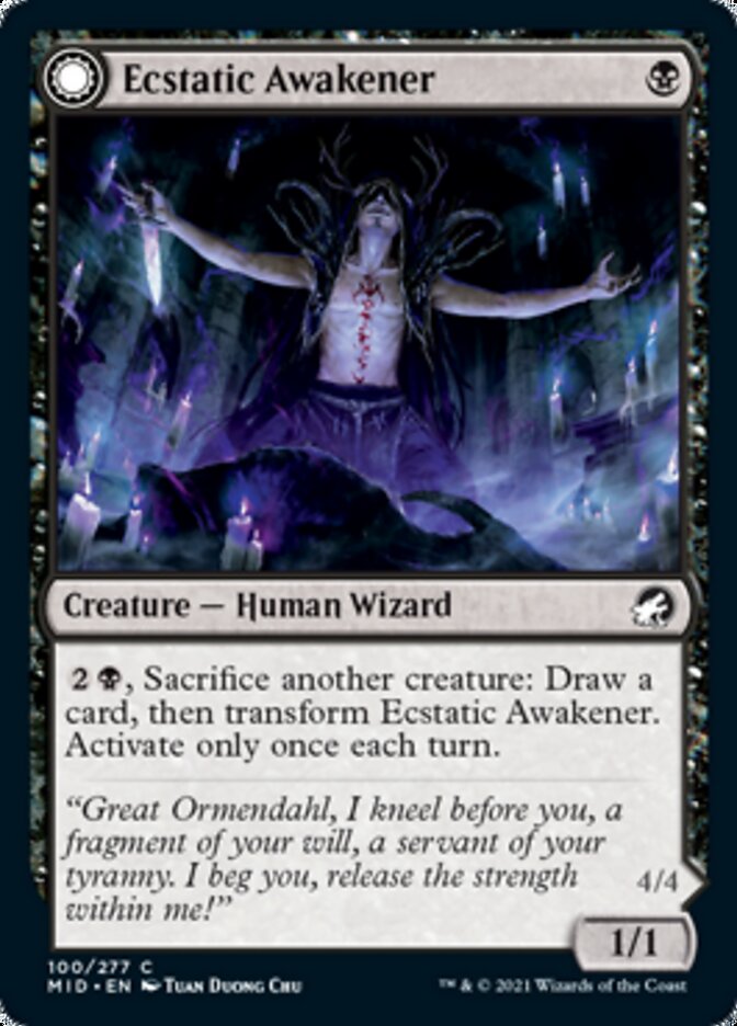 Ecstatic Awakener // Awoken Demon [Innistrad: Midnight Hunt] | GrognardGamesBatavia