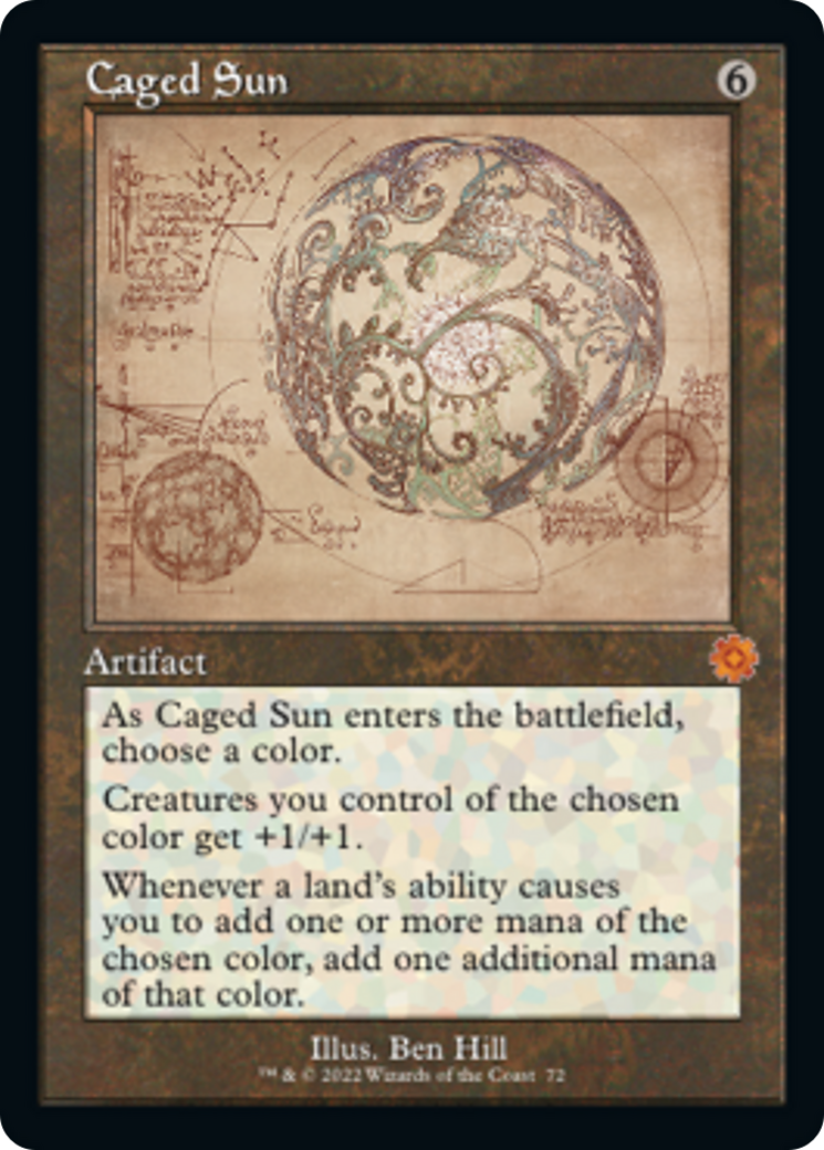 Caged Sun (Retro Schematic) [The Brothers' War Retro Artifacts] | GrognardGamesBatavia