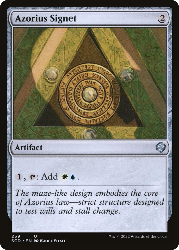 Azorius Signet [Starter Commander Decks] | GrognardGamesBatavia