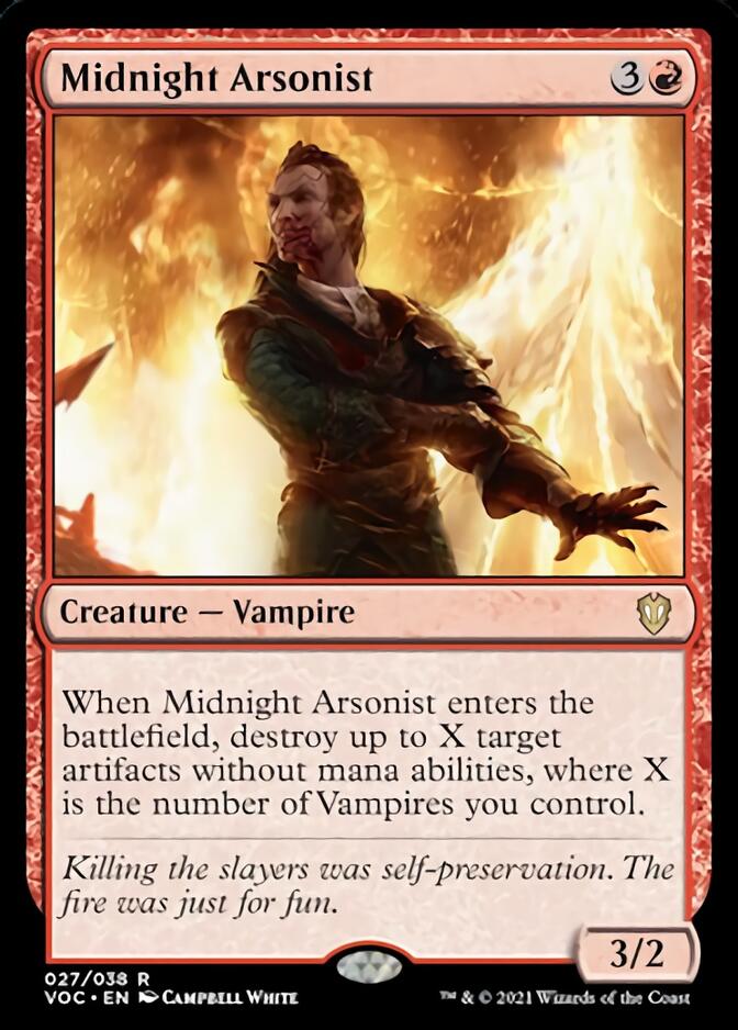 Midnight Arsonist [Innistrad: Crimson Vow Commander] | GrognardGamesBatavia