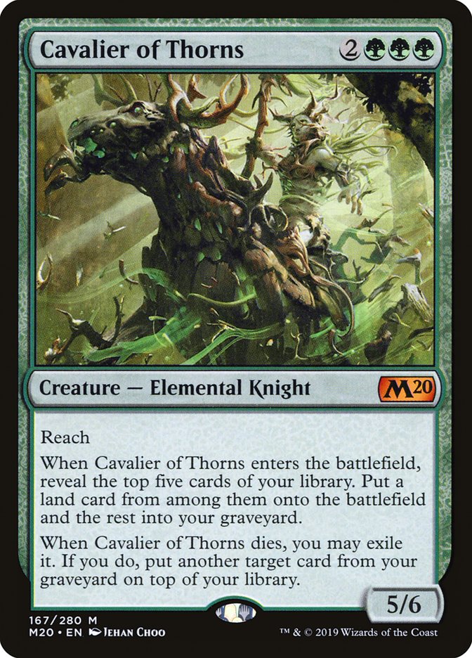 Cavalier of Thorns [Core Set 2020] | GrognardGamesBatavia