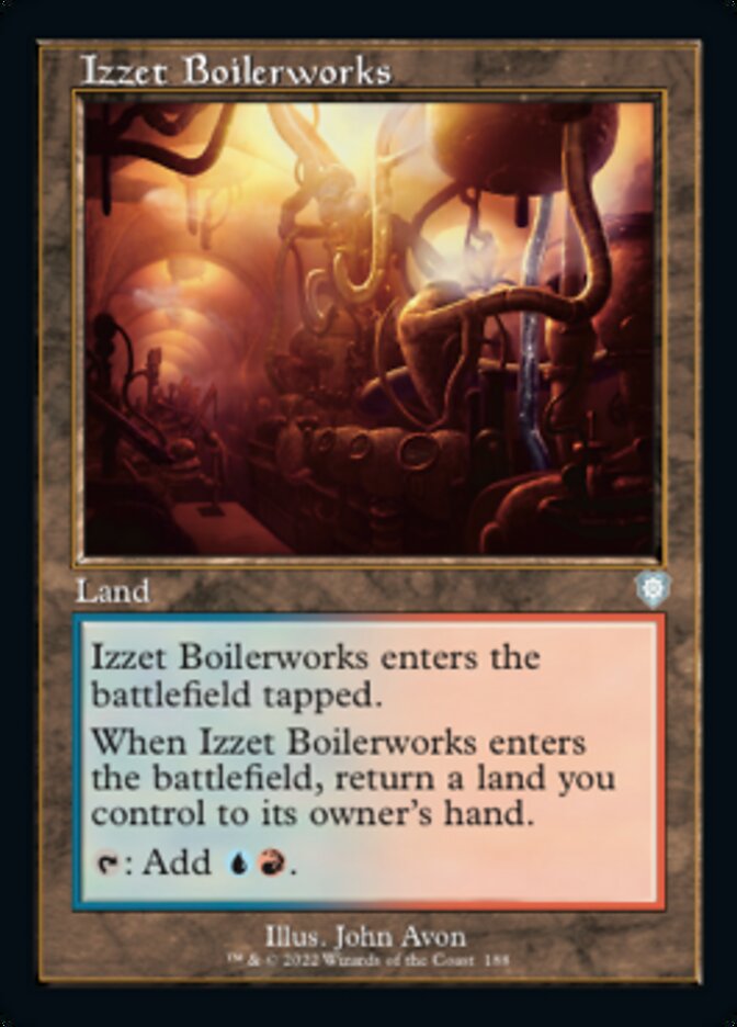 Izzet Boilerworks (Retro) [The Brothers' War Commander] | GrognardGamesBatavia