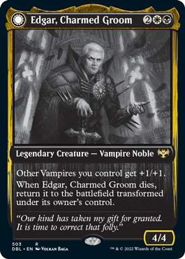 Edgar, Charmed Groom // Edgar Markov's Coffin [Innistrad: Double Feature] | GrognardGamesBatavia