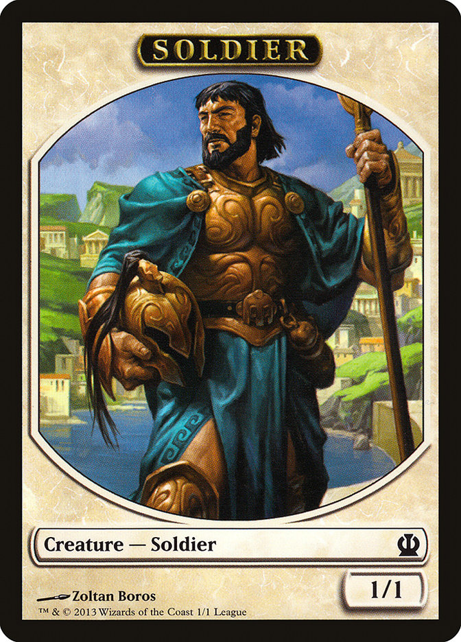 Soldier Token (Zoltan Boros) [League Tokens 2013] | GrognardGamesBatavia