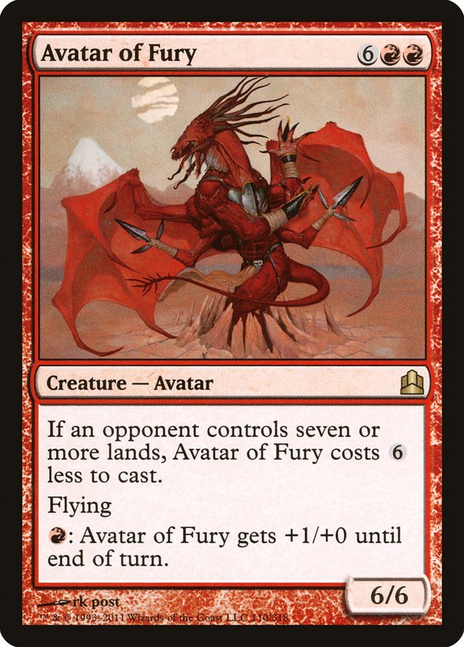 Avatar of Fury [Commander 2011] | GrognardGamesBatavia