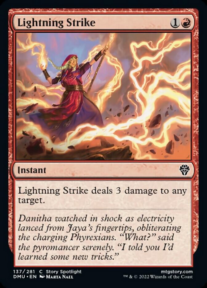 Lightning Strike [Dominaria United] | GrognardGamesBatavia