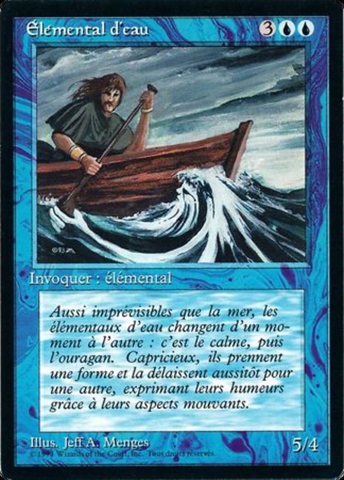 Water Elemental [Foreign Black Border] | GrognardGamesBatavia