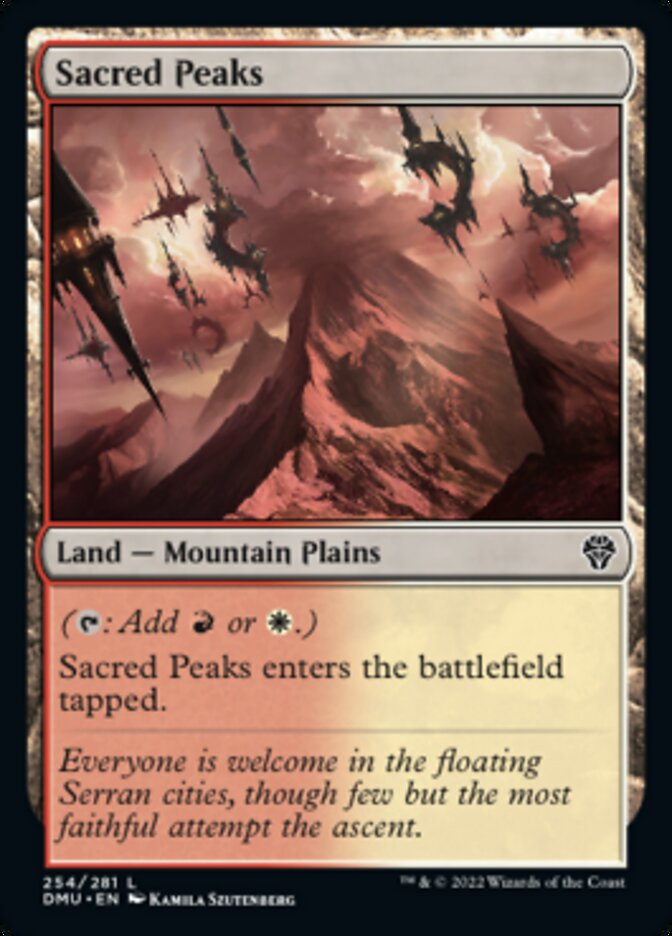 Sacred Peaks [Dominaria United] | GrognardGamesBatavia