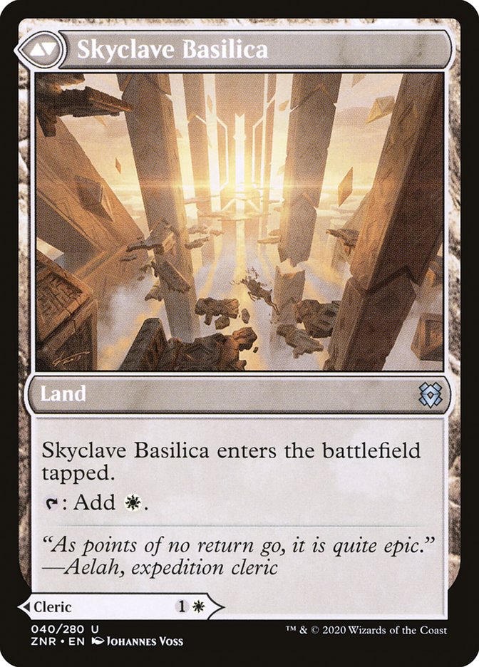 Skyclave Cleric // Skyclave Basilica [Zendikar Rising] | GrognardGamesBatavia