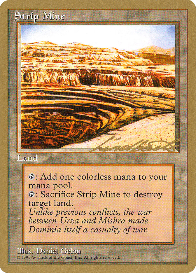 Strip Mine (Leon Lindback) [Pro Tour Collector Set] | GrognardGamesBatavia