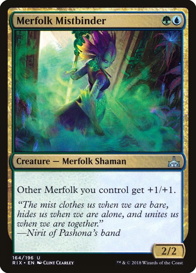 Merfolk Mistbinder [Rivals of Ixalan] | GrognardGamesBatavia