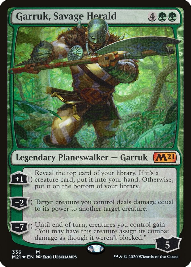 Garruk, Savage Herald [Core Set 2021] | GrognardGamesBatavia