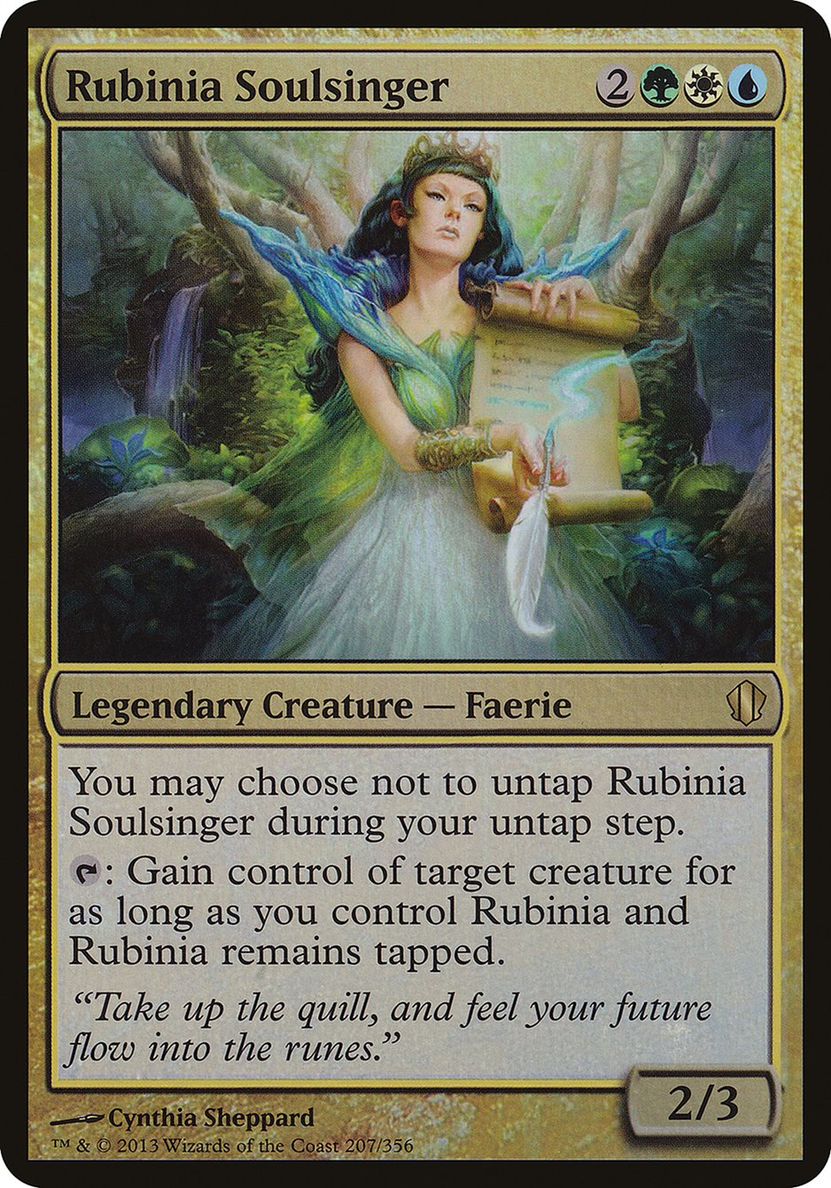 Rubinia Soulsinger (Oversized) [Commander 2013 Oversized] | GrognardGamesBatavia