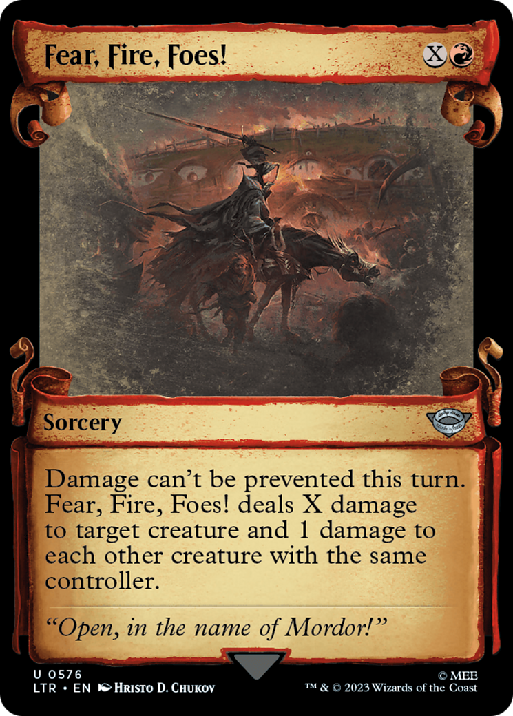Fear, Fire, Foes! [The Lord of the Rings: Tales of Middle-Earth Showcase Scrolls] | GrognardGamesBatavia