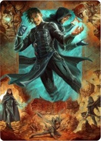 Jace, Mirror Mage 2 Art Card [Zendikar Rising Art Series] | GrognardGamesBatavia