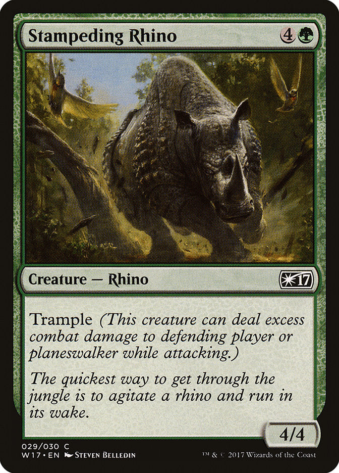 Stampeding Rhino [Welcome Deck 2017] | GrognardGamesBatavia