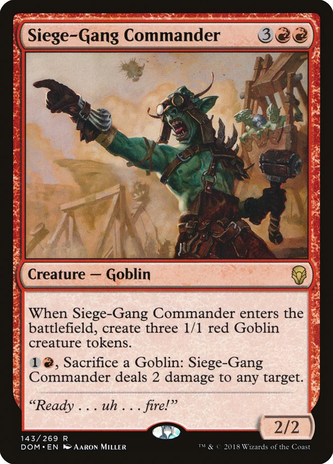 Siege-Gang Commander [Dominaria] | GrognardGamesBatavia