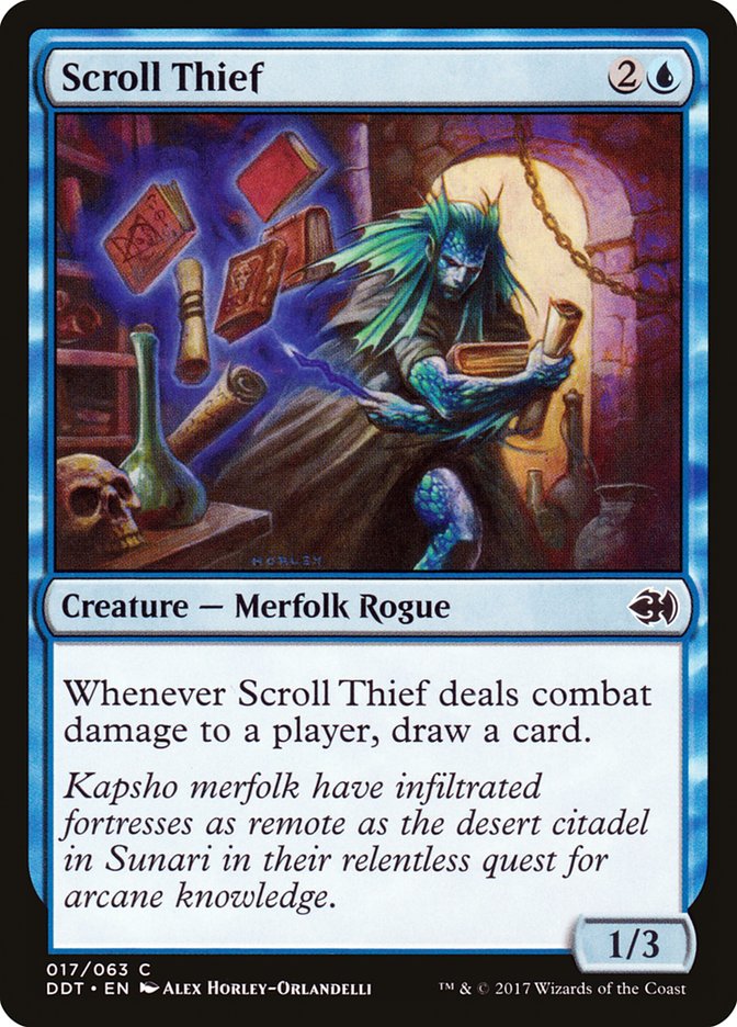 Scroll Thief [Duel Decks: Merfolk vs. Goblins] | GrognardGamesBatavia