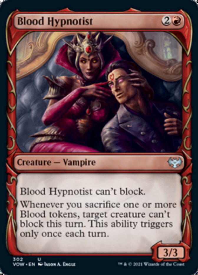 Blood Hypnotist (Showcase Fang Frame) [Innistrad: Crimson Vow] | GrognardGamesBatavia