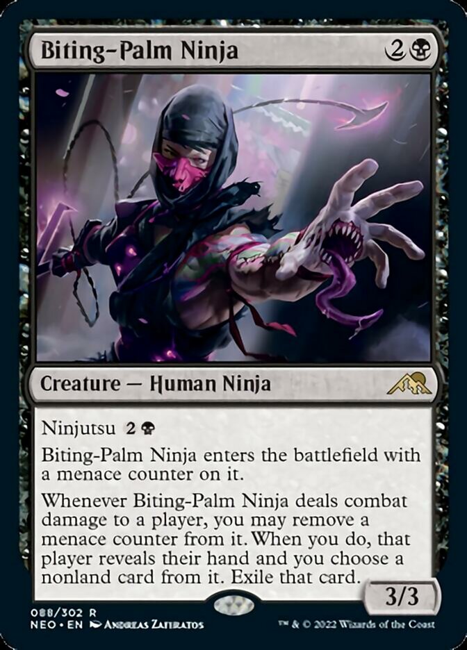 Biting-Palm Ninja [Kamigawa: Neon Dynasty] | GrognardGamesBatavia