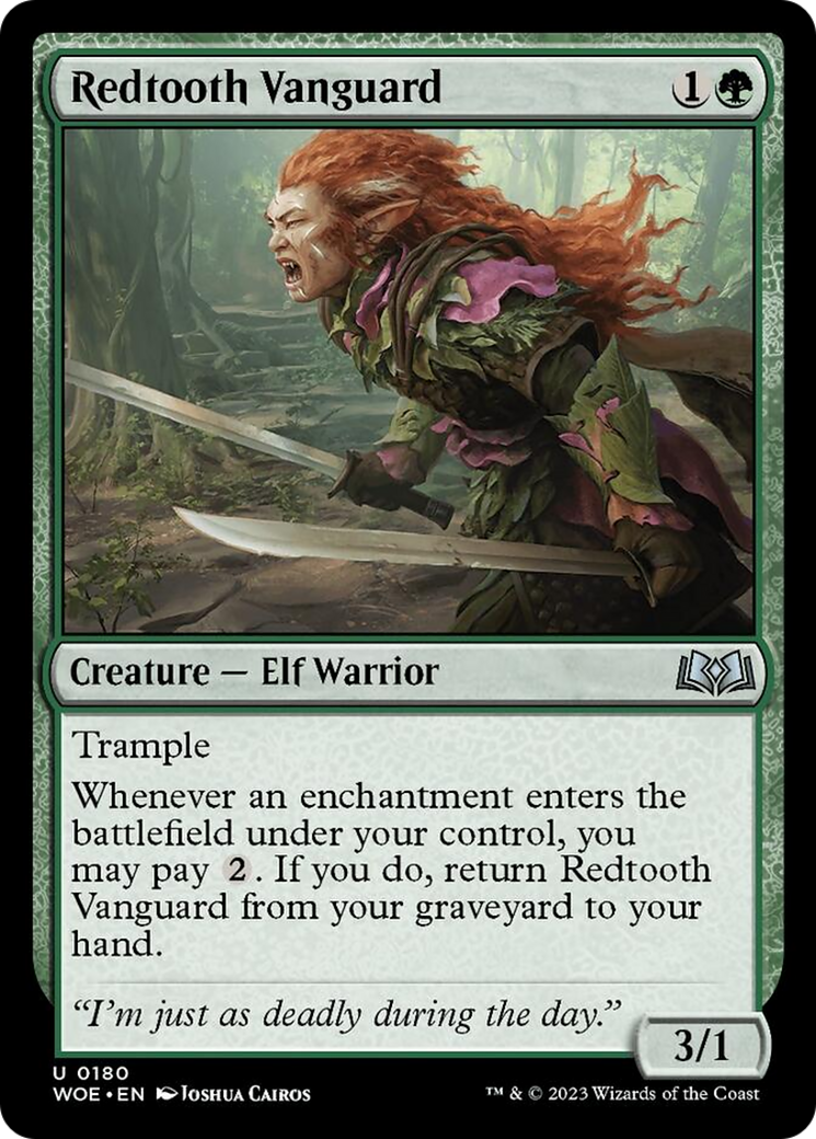 Redtooth Vanguard [Wilds of Eldraine] | GrognardGamesBatavia