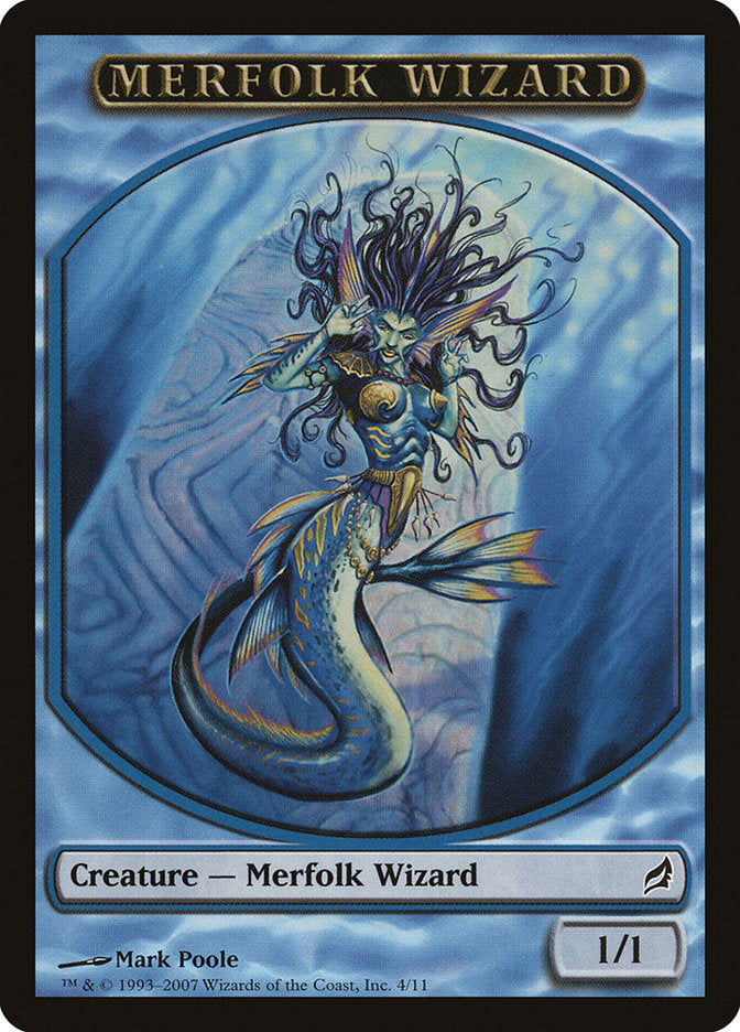 Merfolk Wizard Token [Lorwyn Tokens] | GrognardGamesBatavia