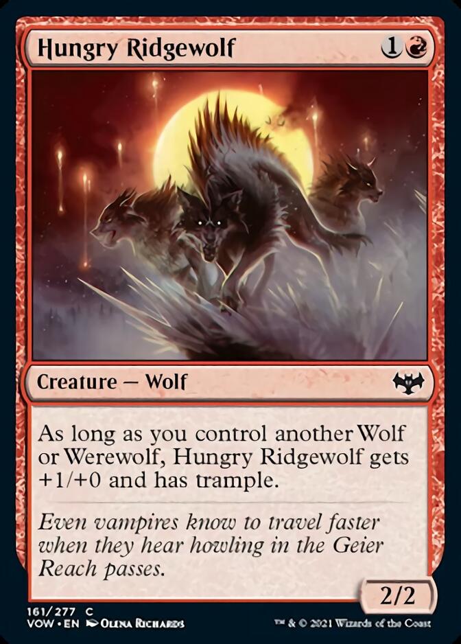 Hungry Ridgewolf [Innistrad: Crimson Vow] | GrognardGamesBatavia