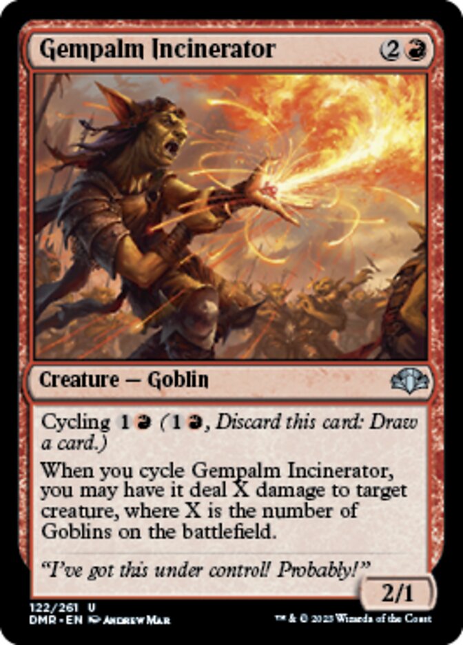 Gempalm Incinerator [Dominaria Remastered] | GrognardGamesBatavia