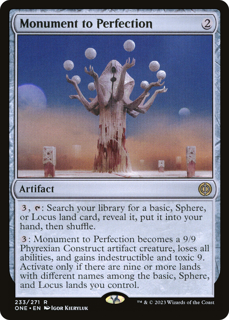 Monument to Perfection [Phyrexia: All Will Be One] | GrognardGamesBatavia