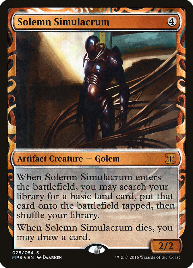 Solemn Simulacrum [Kaladesh Inventions] | GrognardGamesBatavia