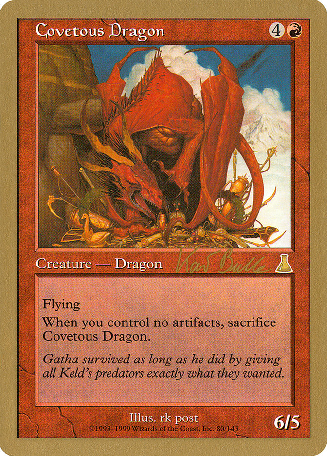Covetous Dragon (Kai Budde) [World Championship Decks 1999] | GrognardGamesBatavia