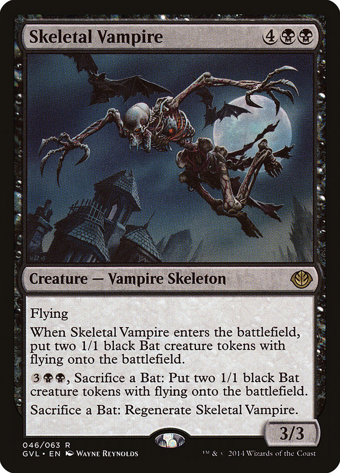 Skeletal Vampire (Garruk vs. Liliana) [Duel Decks Anthology] | GrognardGamesBatavia