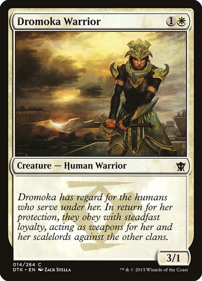 Dromoka Warrior [Dragons of Tarkir] | GrognardGamesBatavia