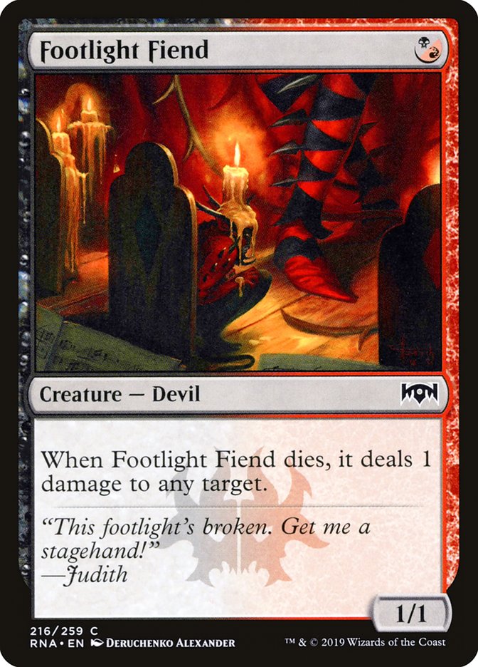 Footlight Fiend [Ravnica Allegiance] | GrognardGamesBatavia