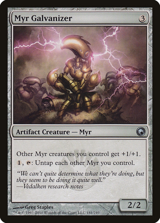 Myr Galvanizer [Scars of Mirrodin] | GrognardGamesBatavia