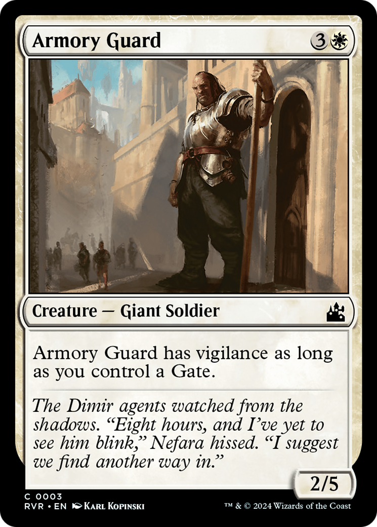 Armory Guard [Ravnica Remastered] | GrognardGamesBatavia