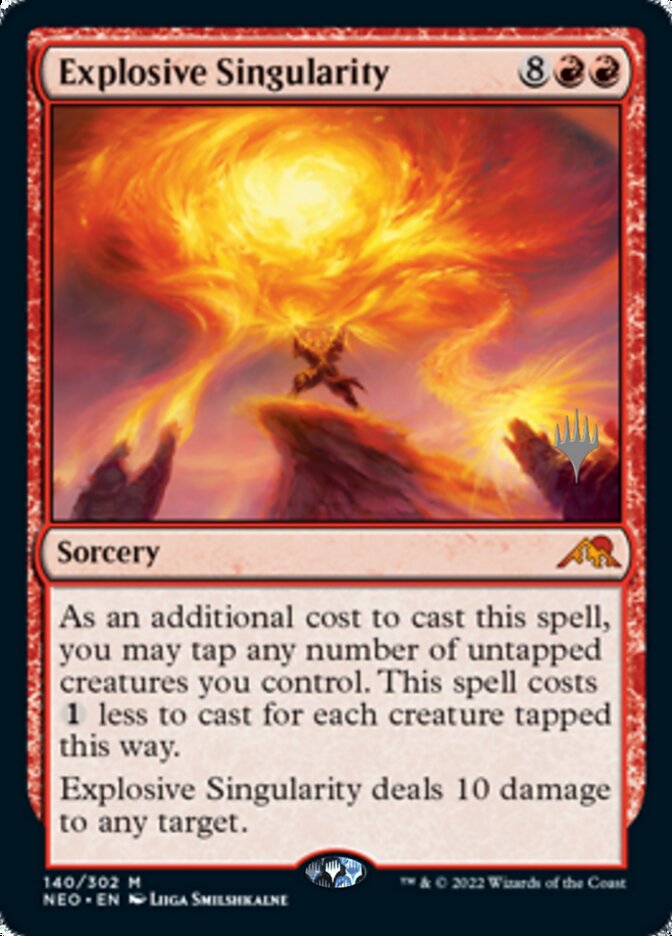 Explosive Singularity (Promo Pack) [Kamigawa: Neon Dynasty Promos] | GrognardGamesBatavia