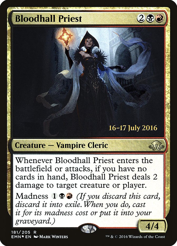 Bloodhall Priest [Eldritch Moon Prerelease Promos] | GrognardGamesBatavia