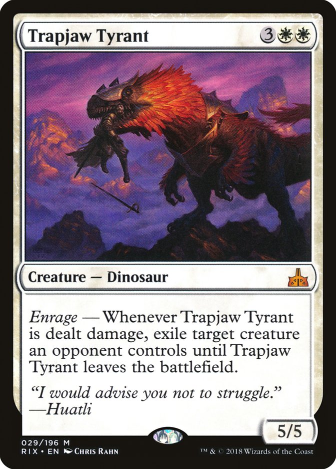 Trapjaw Tyrant [Rivals of Ixalan] | GrognardGamesBatavia