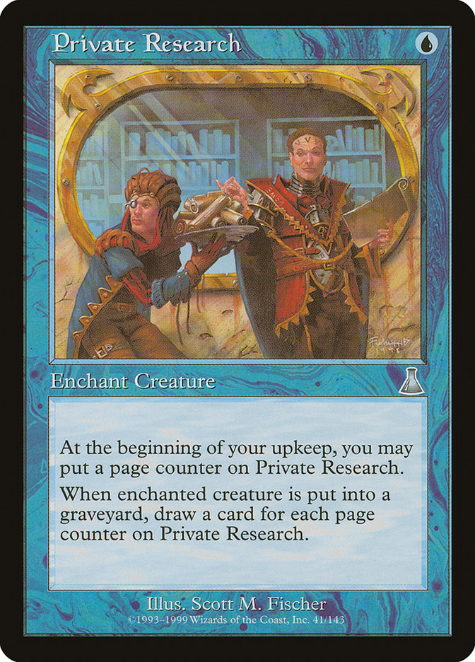 Private Research [Urza's Destiny] | GrognardGamesBatavia