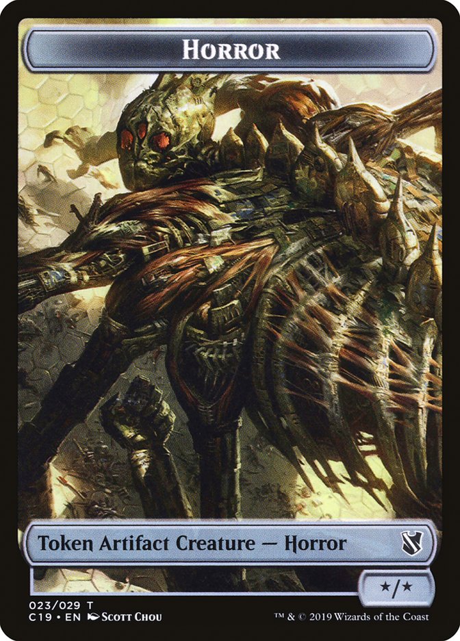 Horror Token [Commander 2019 Tokens] | GrognardGamesBatavia