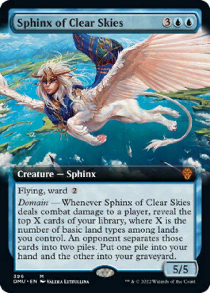 Sphinx of Clear Skies (Extended Art) [Dominaria United] | GrognardGamesBatavia