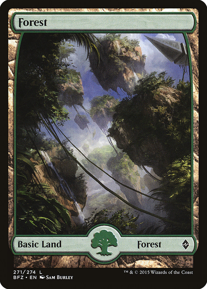 Forest (271) [Battle for Zendikar] | GrognardGamesBatavia