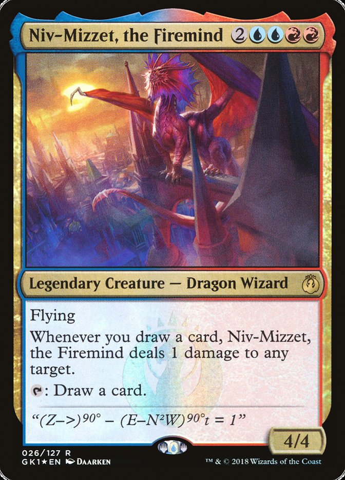 Niv-Mizzet, the Firemind [Guilds of Ravnica Guild Kit] | GrognardGamesBatavia