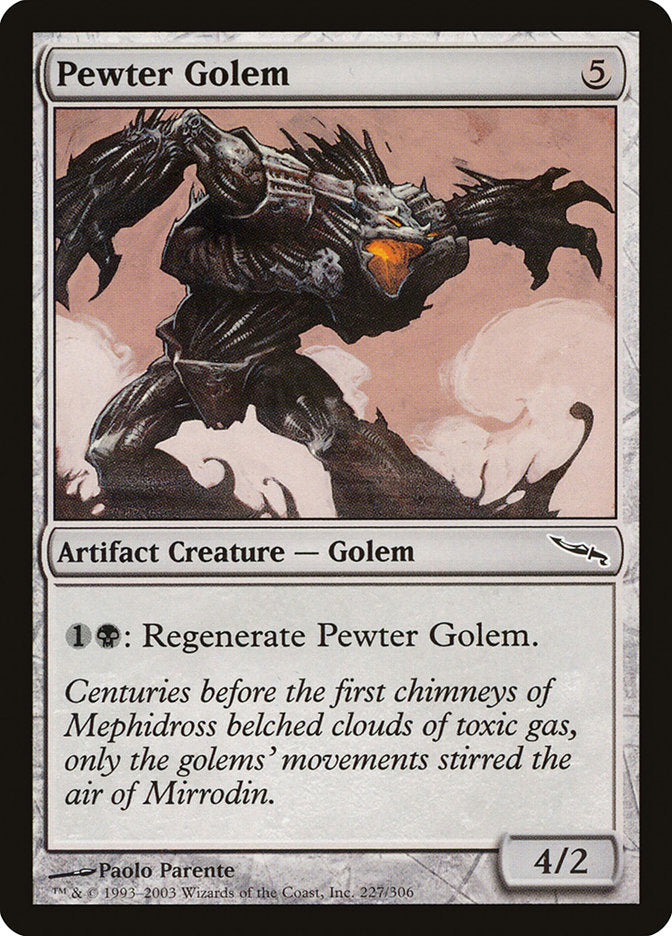 Pewter Golem [Mirrodin] | GrognardGamesBatavia