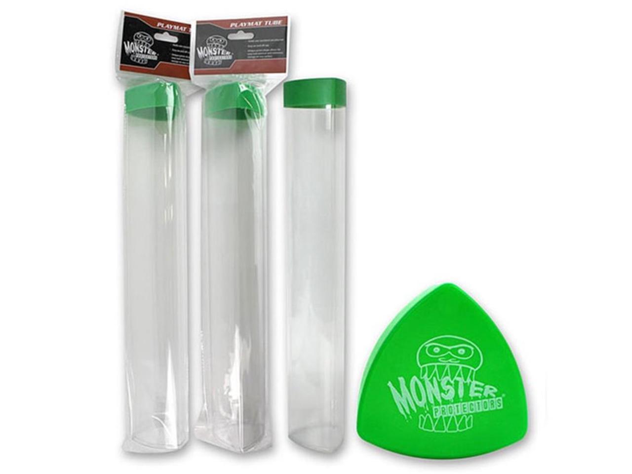 Monster Prism Playmat Tube - Matte Green | GrognardGamesBatavia