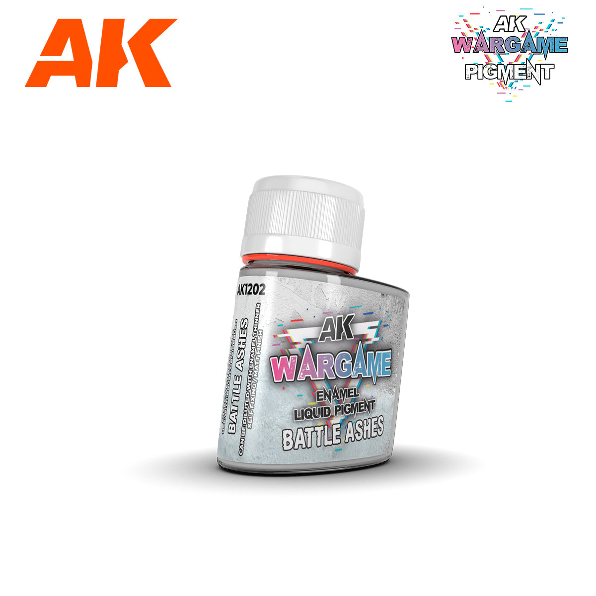 AK1202 BATTLE ASHES – ENAMEL LIQUID PIGMENT | GrognardGamesBatavia