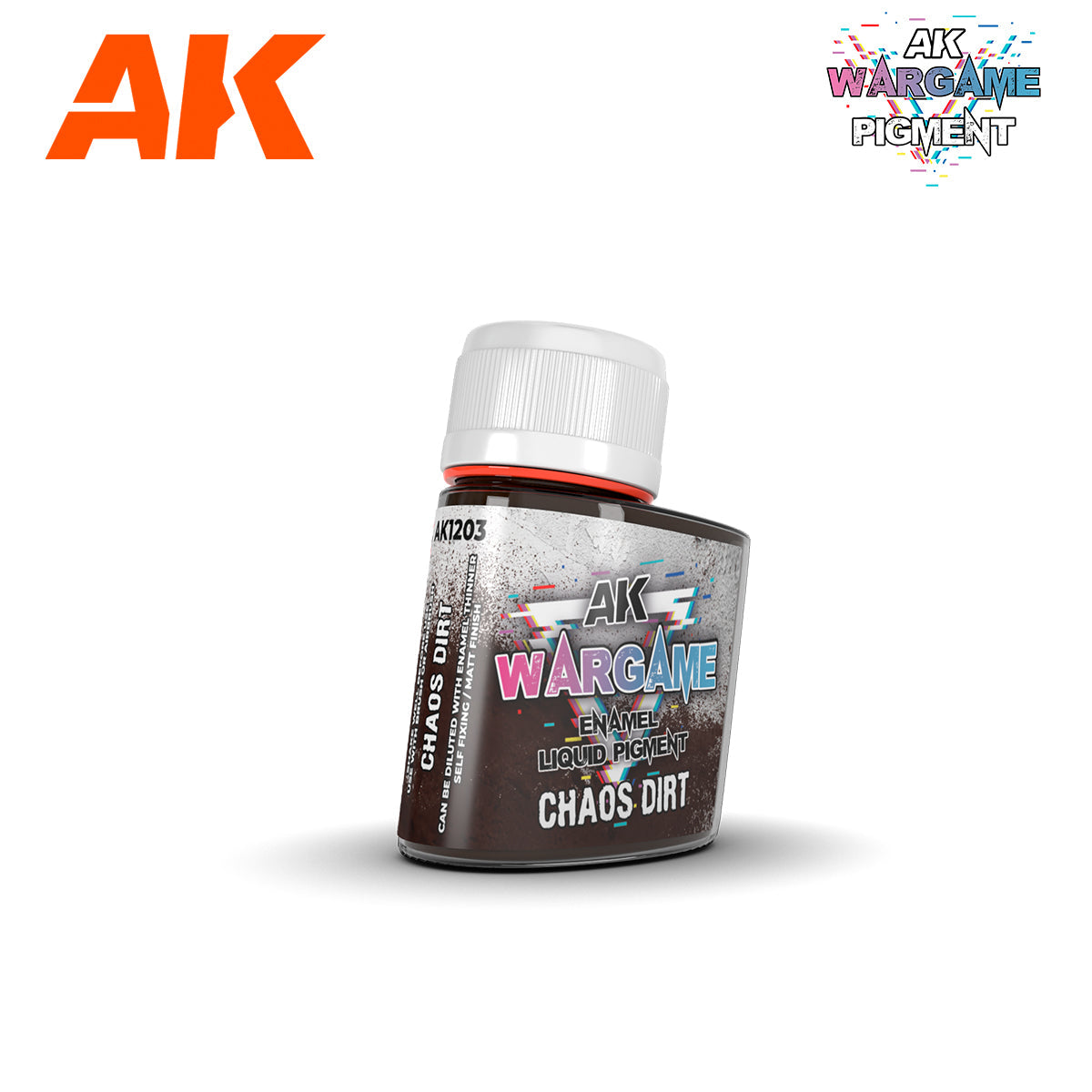 AK1203 CHAOS DIRT – ENAMEL LIQUID PIGMENT | GrognardGamesBatavia