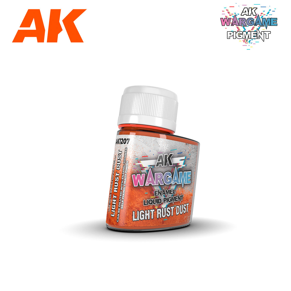 AK1207 LIGHT RUST DUST – ENAMEL LIQUID PIGMENT | GrognardGamesBatavia