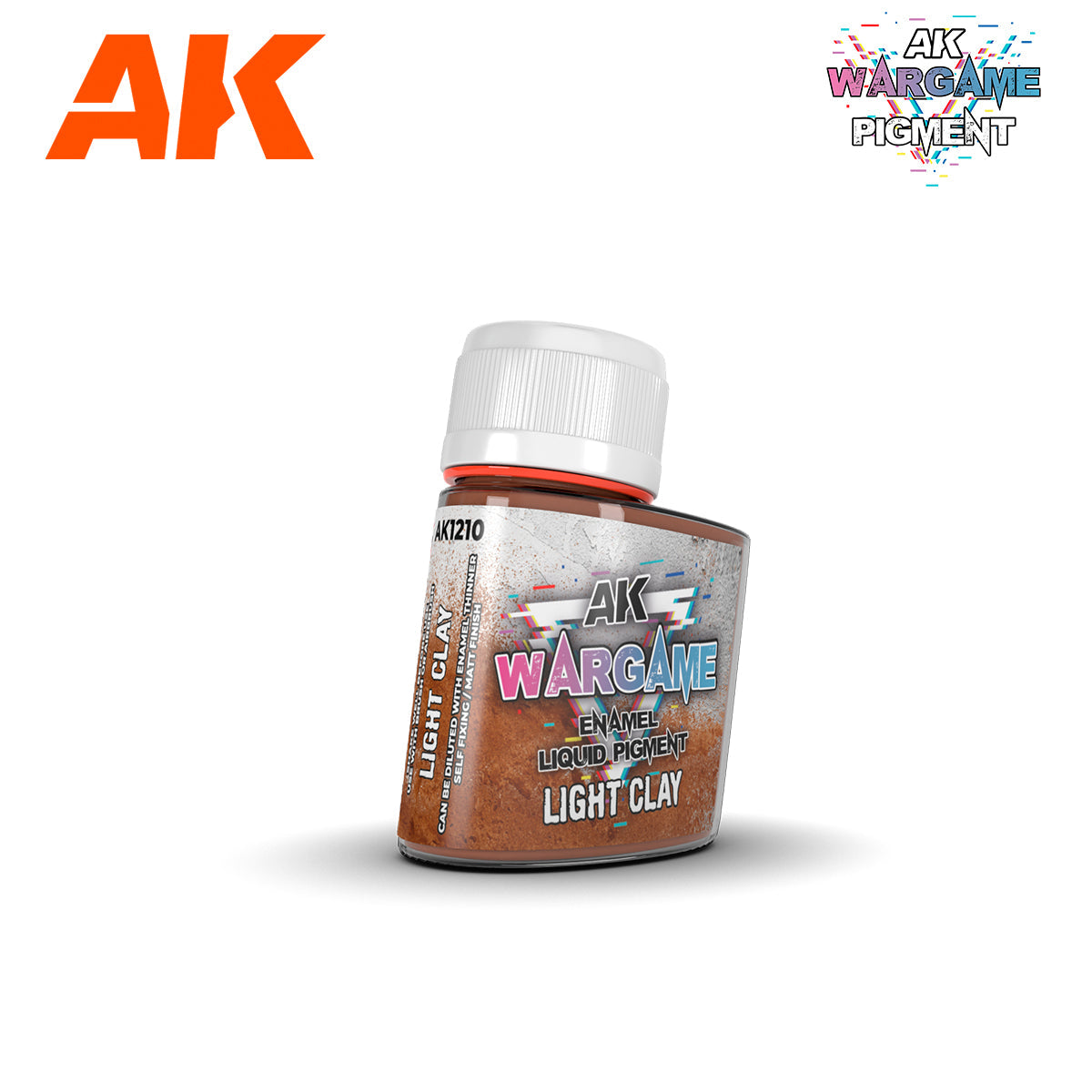 AK1210 LIGHT CLAY – ENAMEL LIQUID PIGMENT | GrognardGamesBatavia